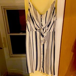 Blue & White Stripe Dress